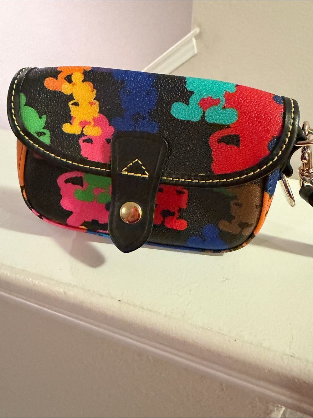 Dooney & Bourke Disney Wonder Mickey Mouse Flap Wristlet